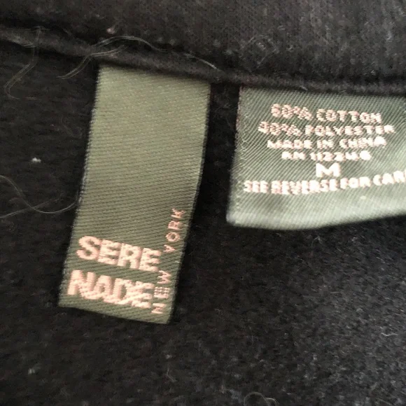 Black Ruffled Button-Up Jacket - Picture 3 of 9